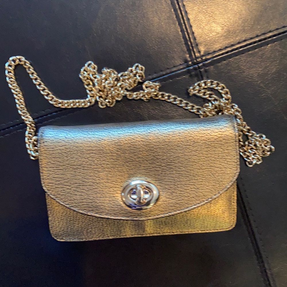 Gold Coach Crossbody
